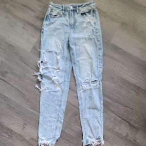 American Eagle Outfitters Blue Straight Leg Jeans